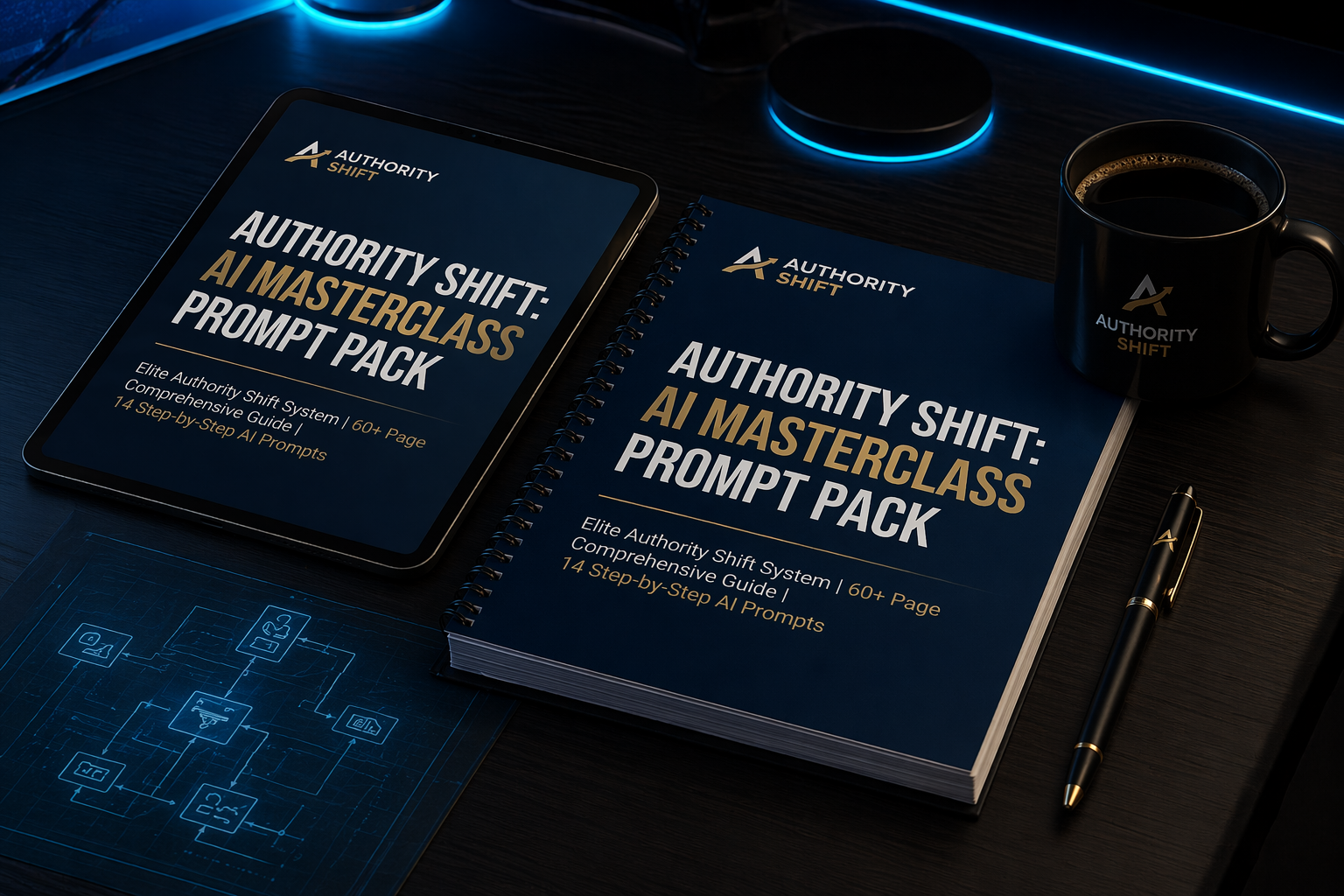 The Authority Shift Framework Pack book mockups